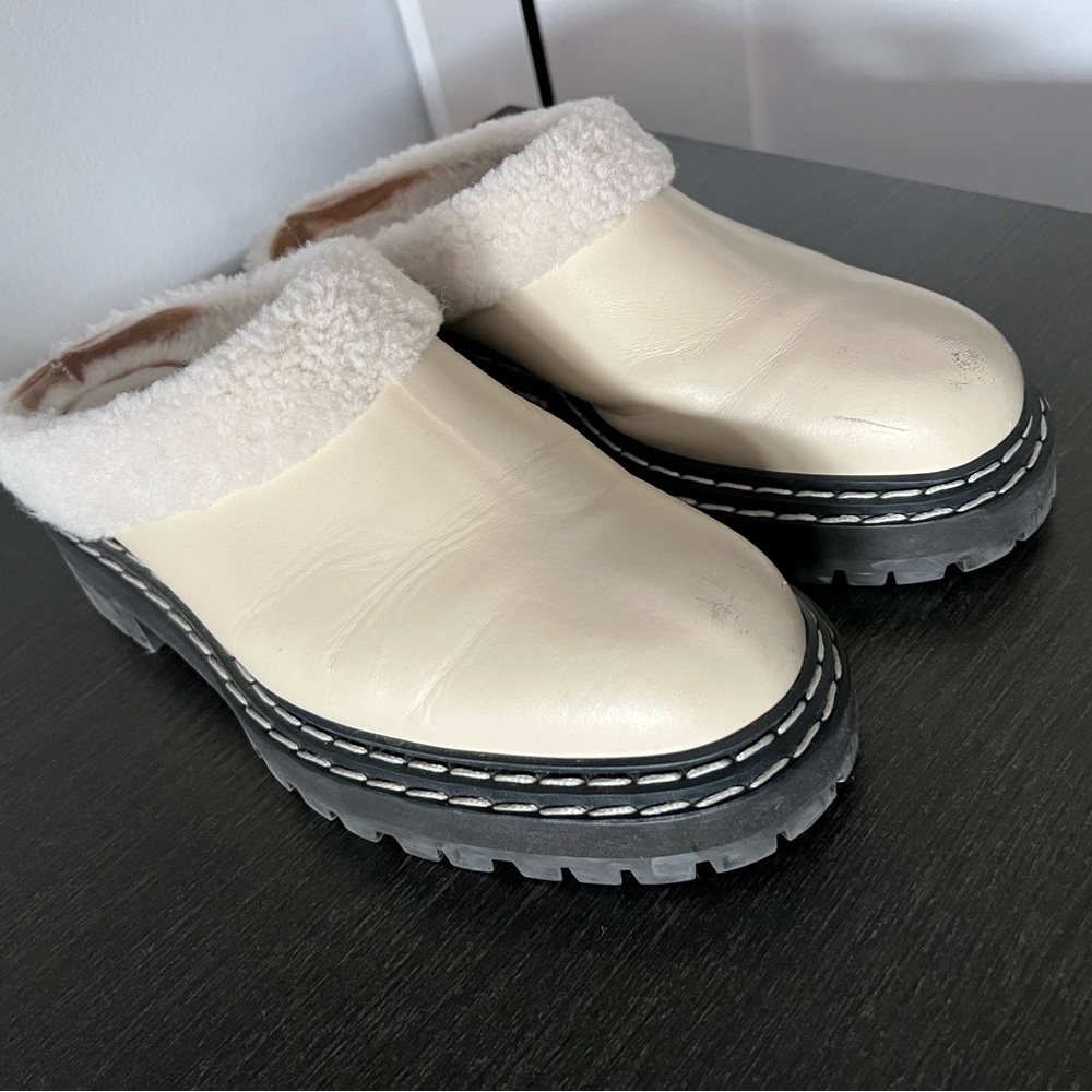 Proenza Schouler Shearling Lined Mules